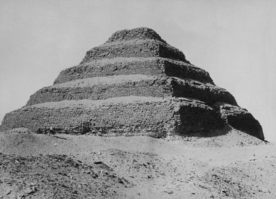 The Pyramid of Sakkara, c.1904-05 by English Photographer
